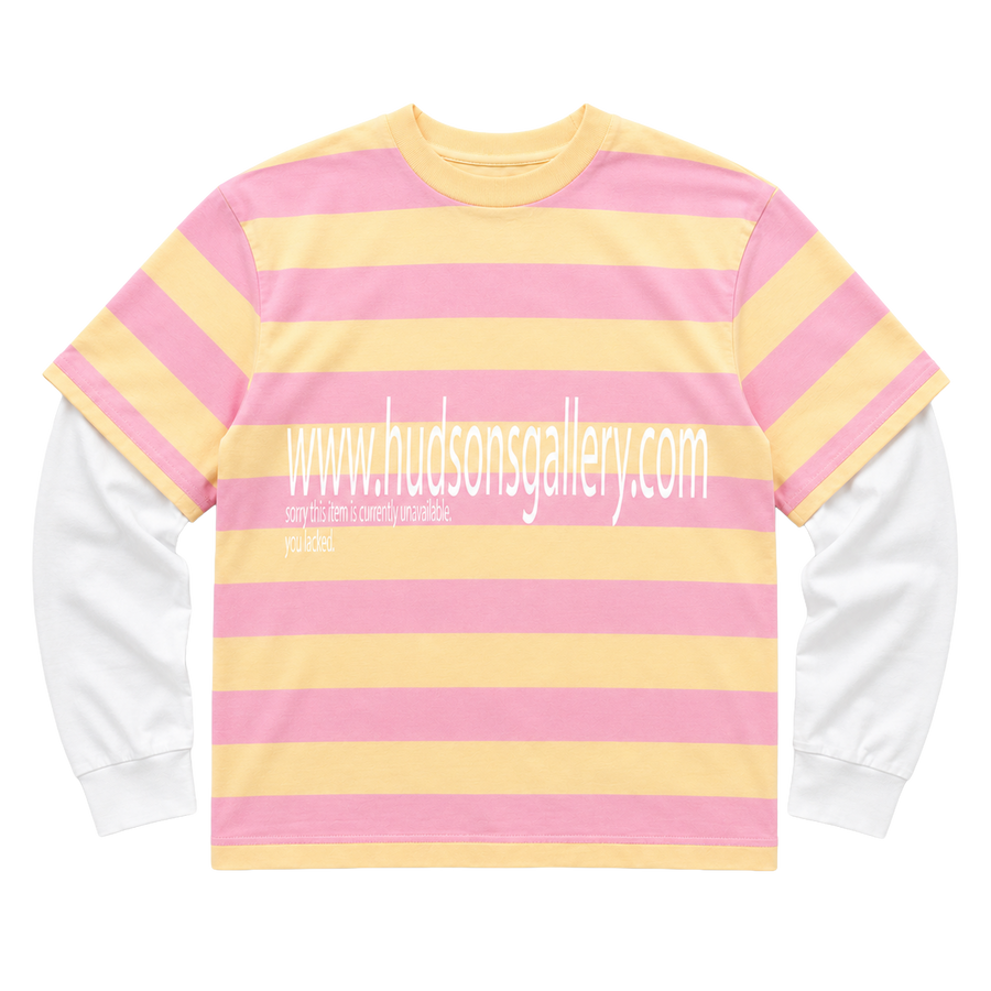 Detachable long-sleeve - Pink/Yellow